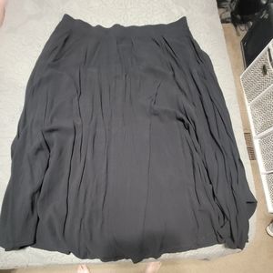 Flowy Black Maxi Skirt